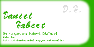 daniel habert business card
